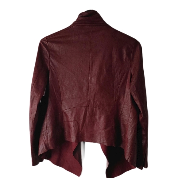 NWT Worthington faux suede blazer maroon M - Picture 2 of 8